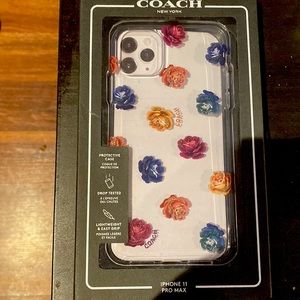 Brand new Coach iPhone 11 Pro Max phone case. Never Used.